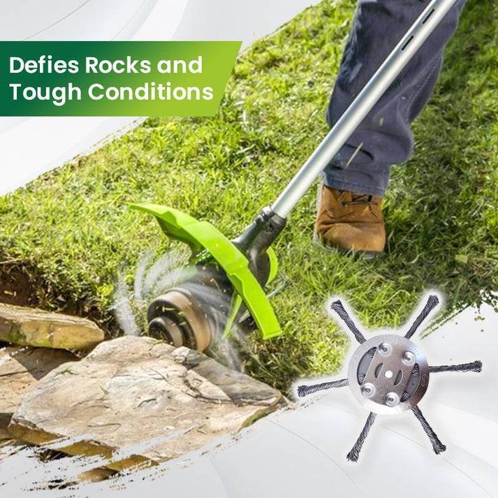 🔥 Last Day 63% OFF – 6" Steel Wire Brush Cutter for Electric Trimmers | Tough on Weeds & Rust👨🌾