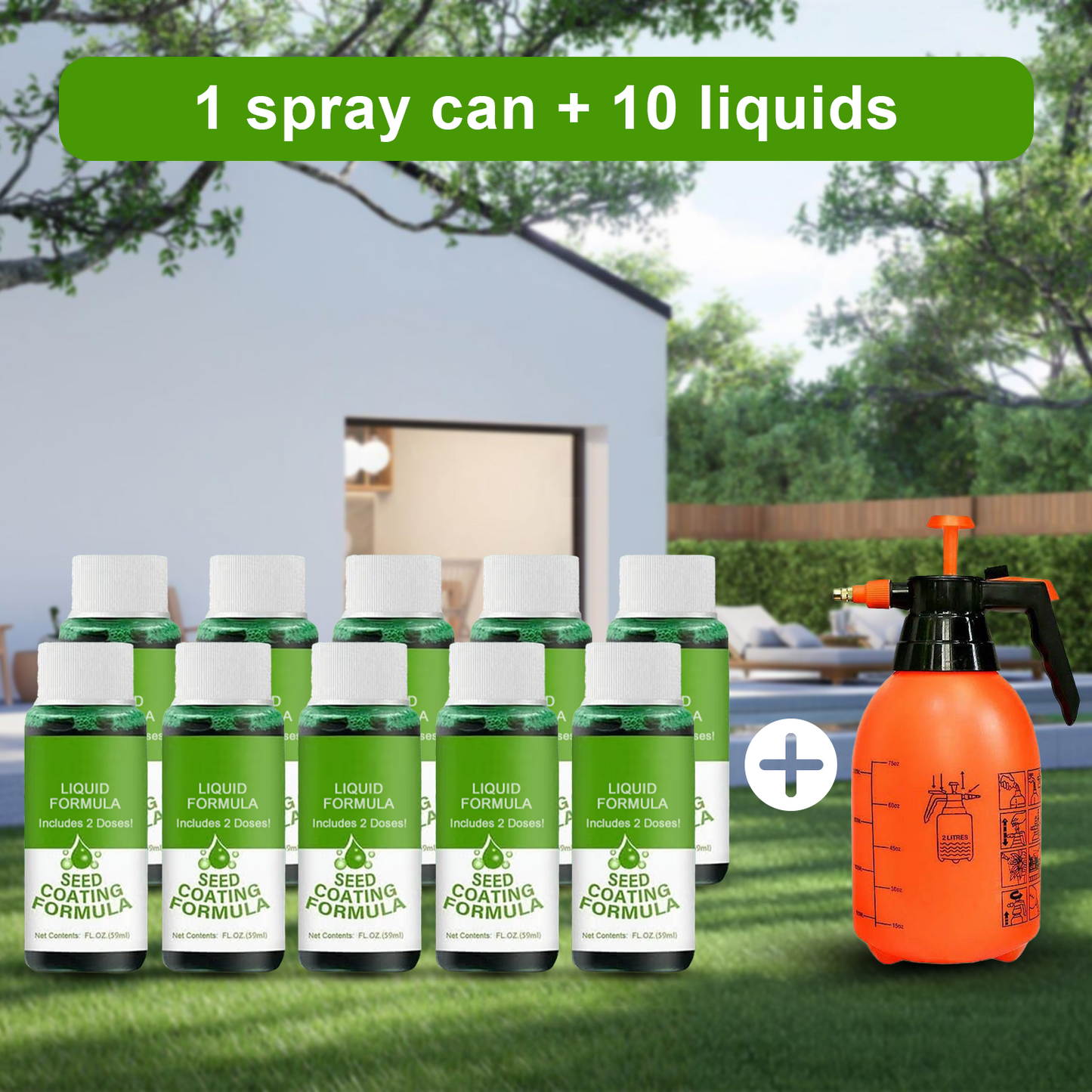 🔥Last Day 70% OFF🌱Hydro Seeding Lawn Solution✈️