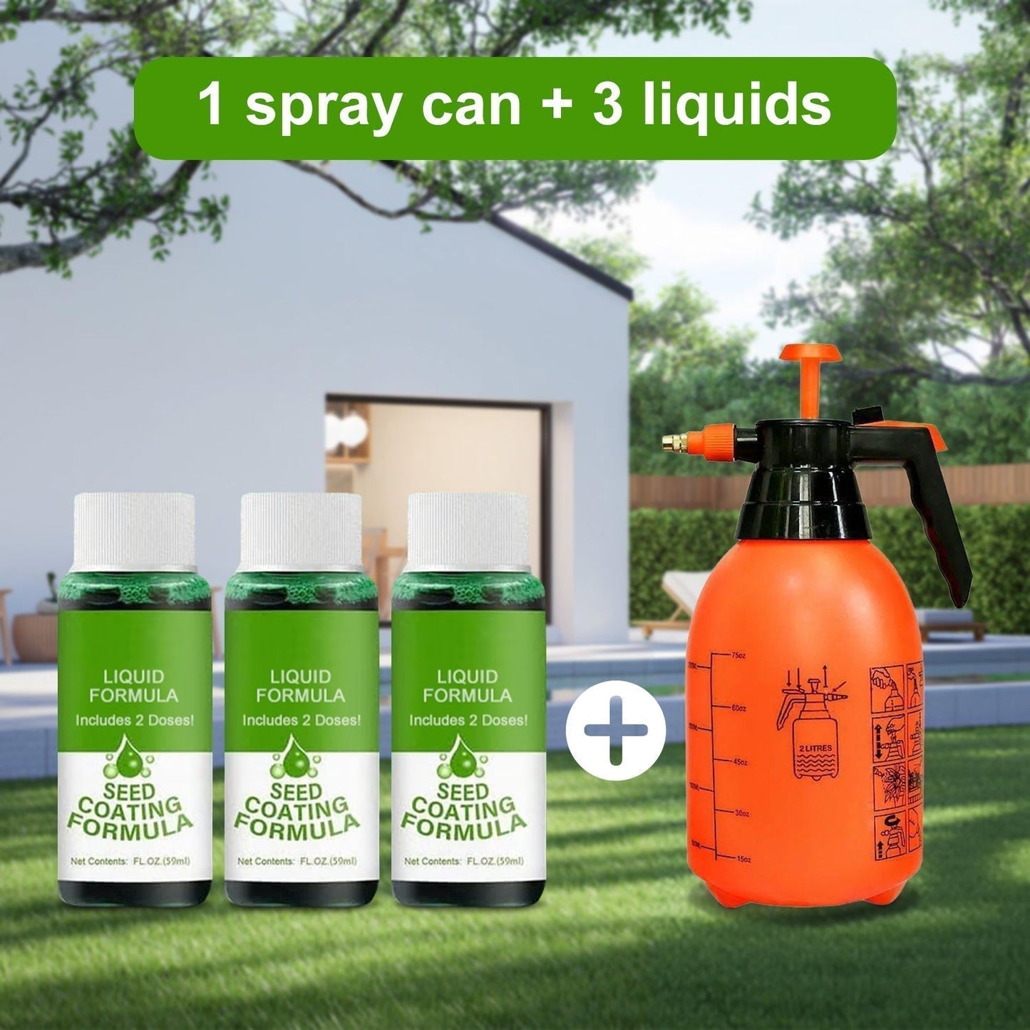 🔥Last Day 70% OFF🌱Hydro Seeding Lawn Solution✈️