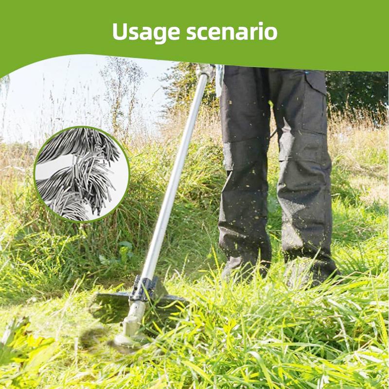 🔥 Last Day 63% OFF – 6" Steel Wire Brush Cutter for Electric Trimmers | Tough on Weeds & Rust👨🌾