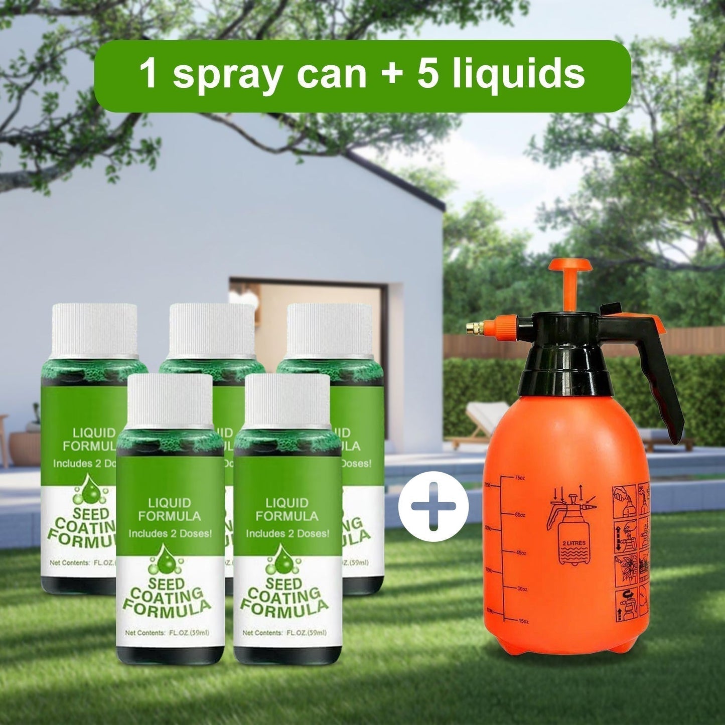 🔥Last Day 70% OFF🌱Hydro Seeding Lawn Solution✈️