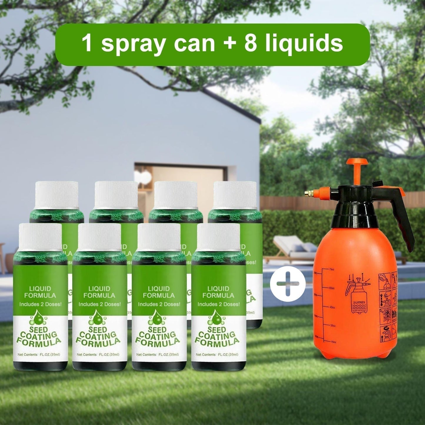 🔥Last Day 70% OFF🌱Hydro Seeding Lawn Solution✈️